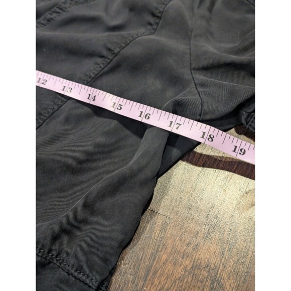 Pilcro Letterpress Anthropology Dress Womens Small Black V Neck Roll Tab Tunic - Picture 7 of 10